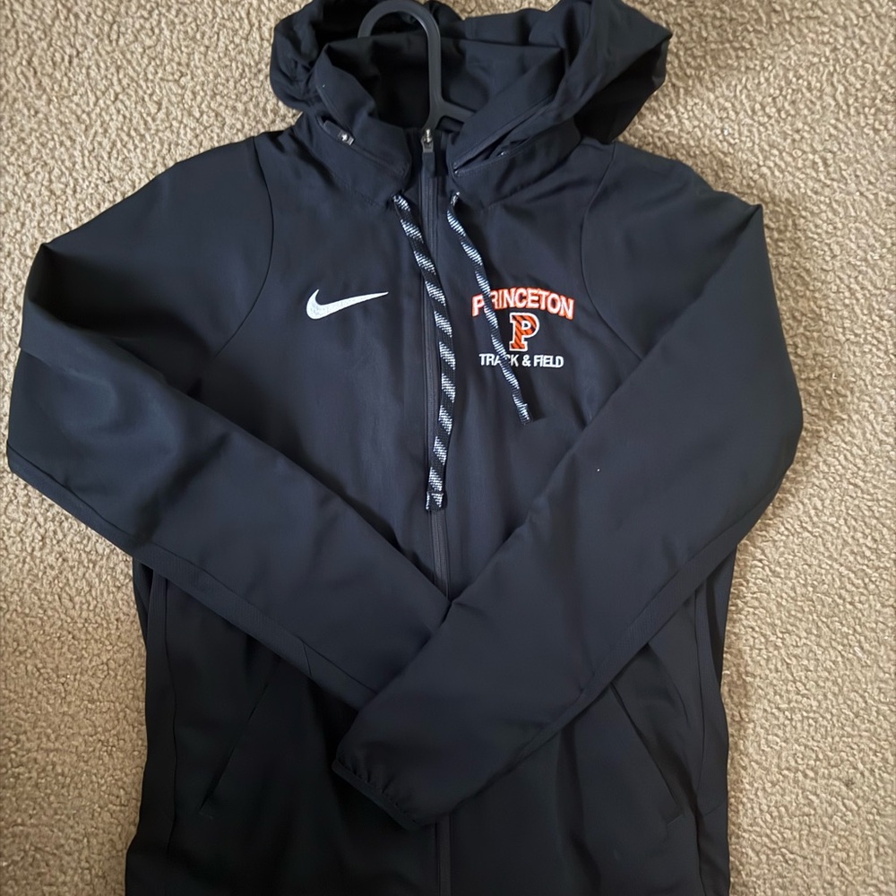 Nike Black Windbreaker with Princeton Logo